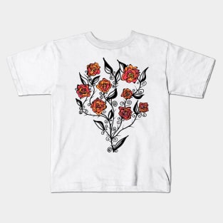 RED ROSES Kids T-Shirt